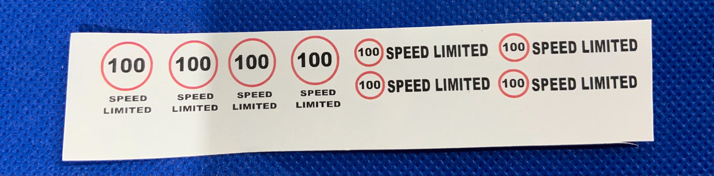 AUSLOWE Truck Part 100 SPEED SET GENERIC SCALE DC67