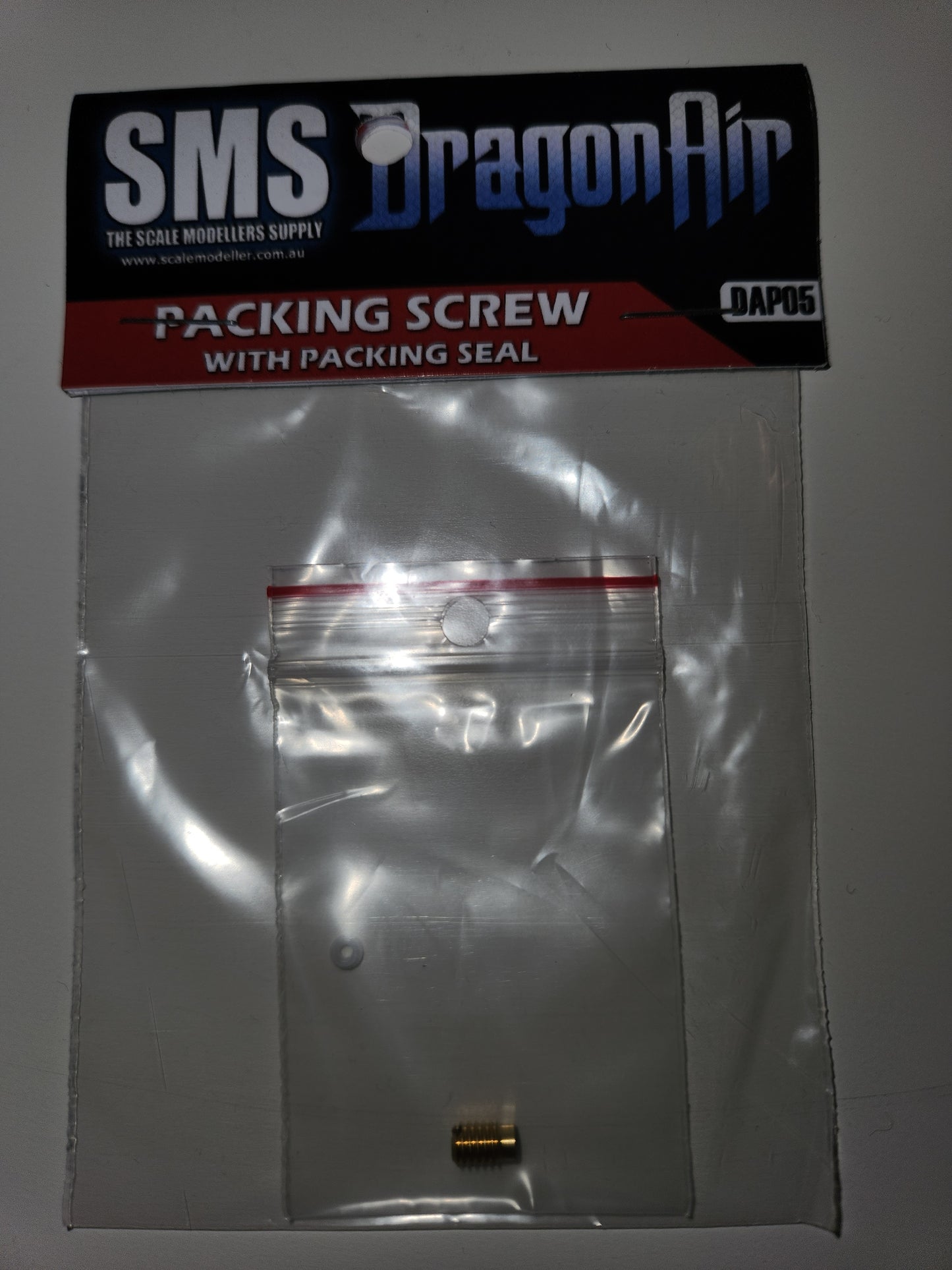 SMS DragonAir Replacement Packing Screw and Seal Kit DAP05