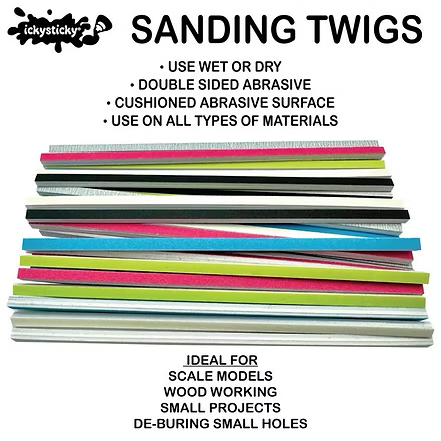 Ickysticky Sanding Twigs ULTRA FINE - #1000 / #2000 (20pce) 610615