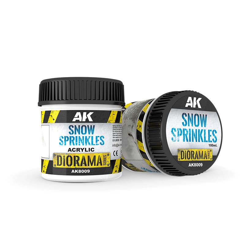 AK Interactive Dioramas SNOW SPRINKLES 100ml (Acrylic) AK8009
