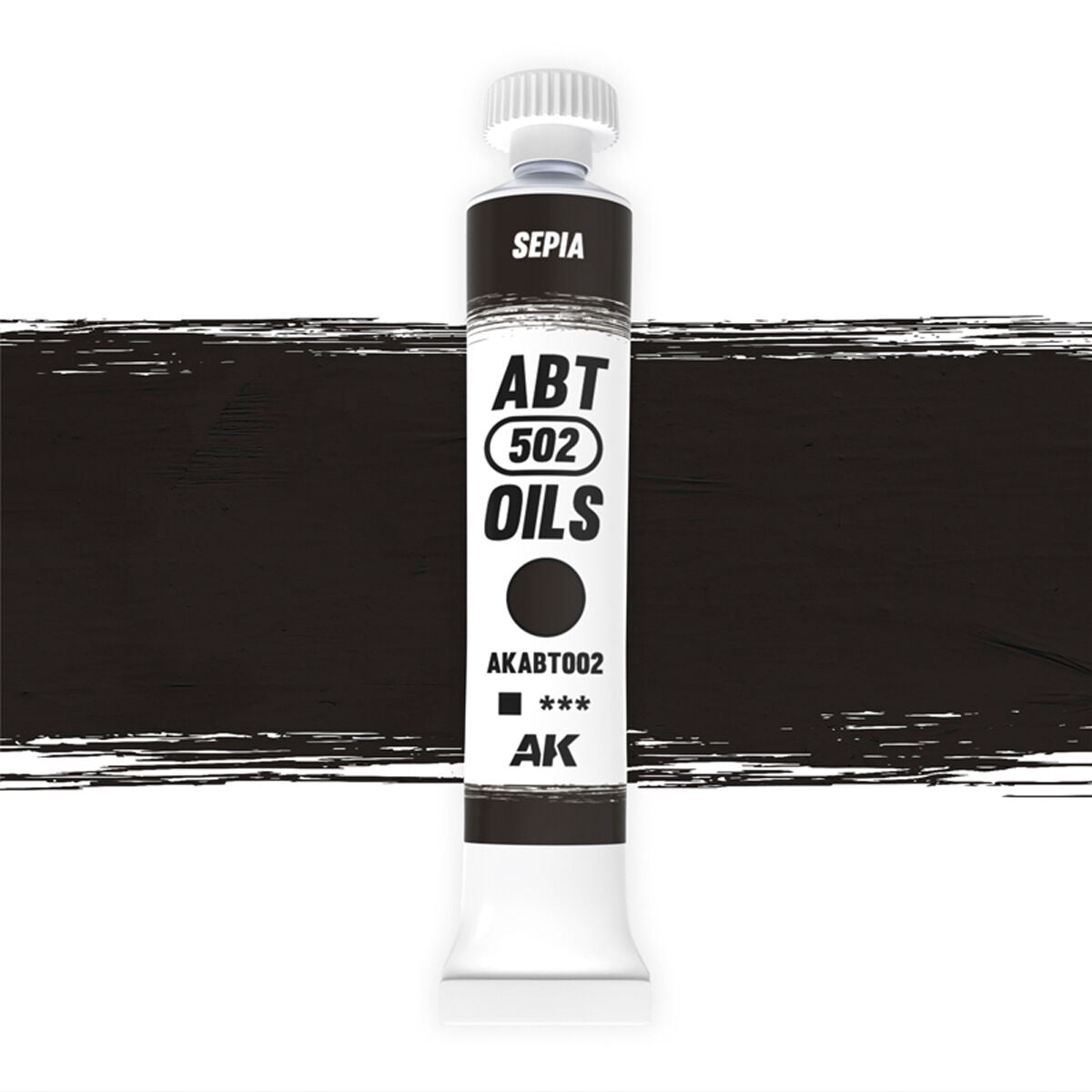 AK Interactive ABT 502 Oil Paint Colour SEPIA ABT002