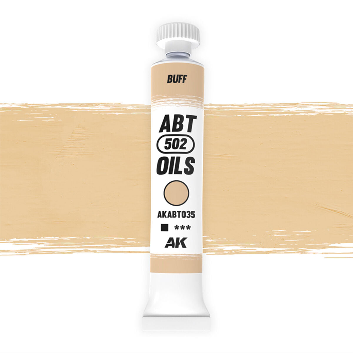 AK Interactive ABT502 Oil Paint Colour BUFF ABT035