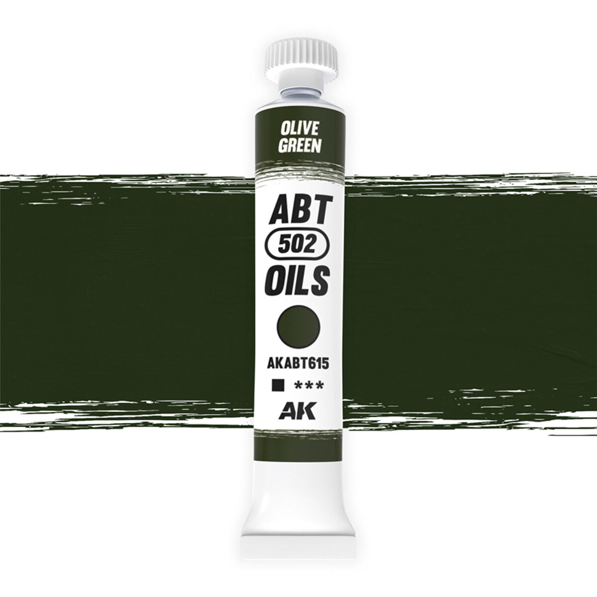 AK Interactive ABT502 Oil Paint Colour OLIVE GREEN ABT615