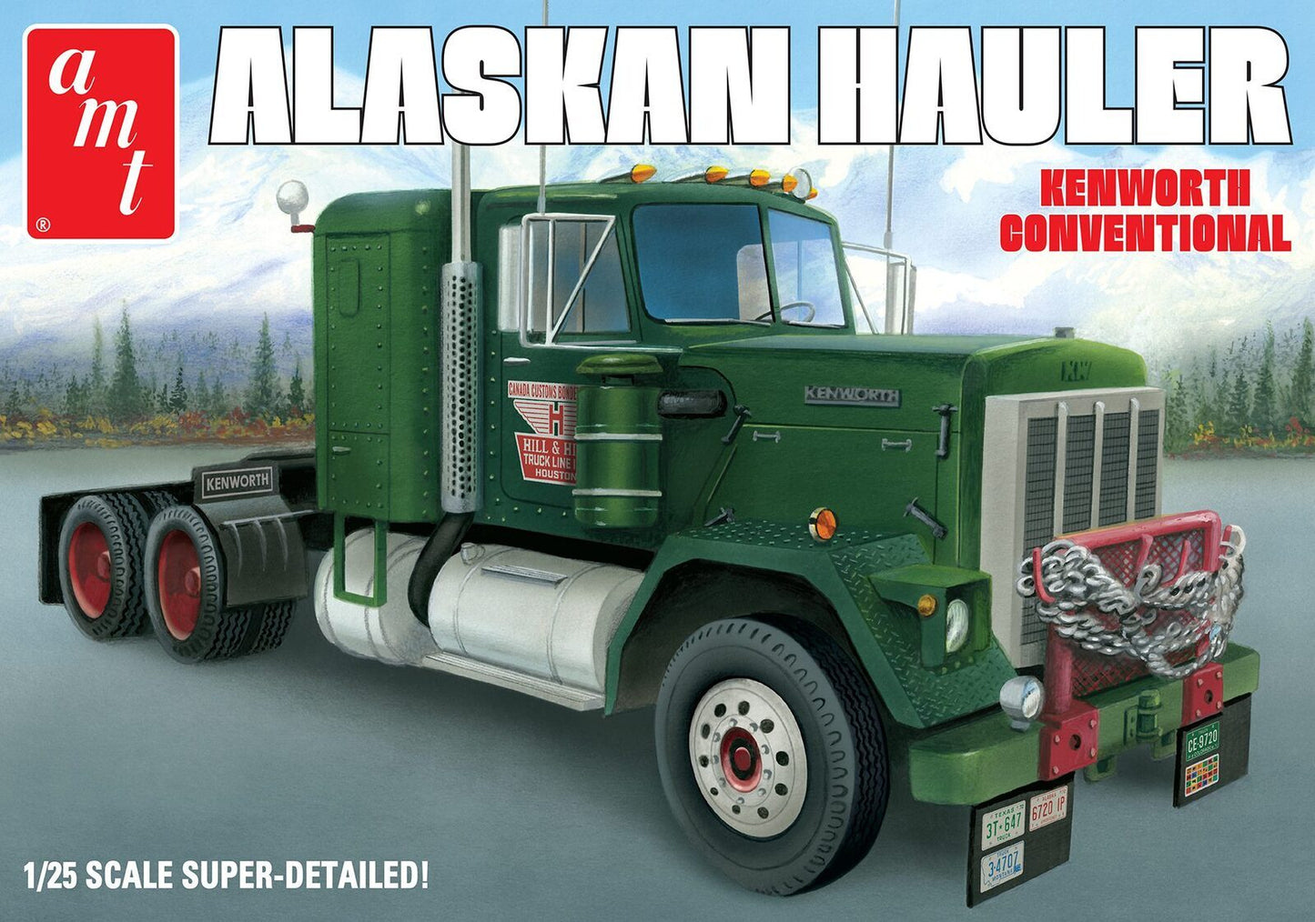 AMT 1/25 Alaskan Hauler Kenworth Tractor Plastic Model Kit AMT1339