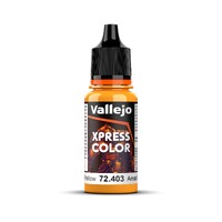 Vallejo Game Colour Xpress Color Acrylic Paint IMPERIAL YELLOW 18ml 72.403