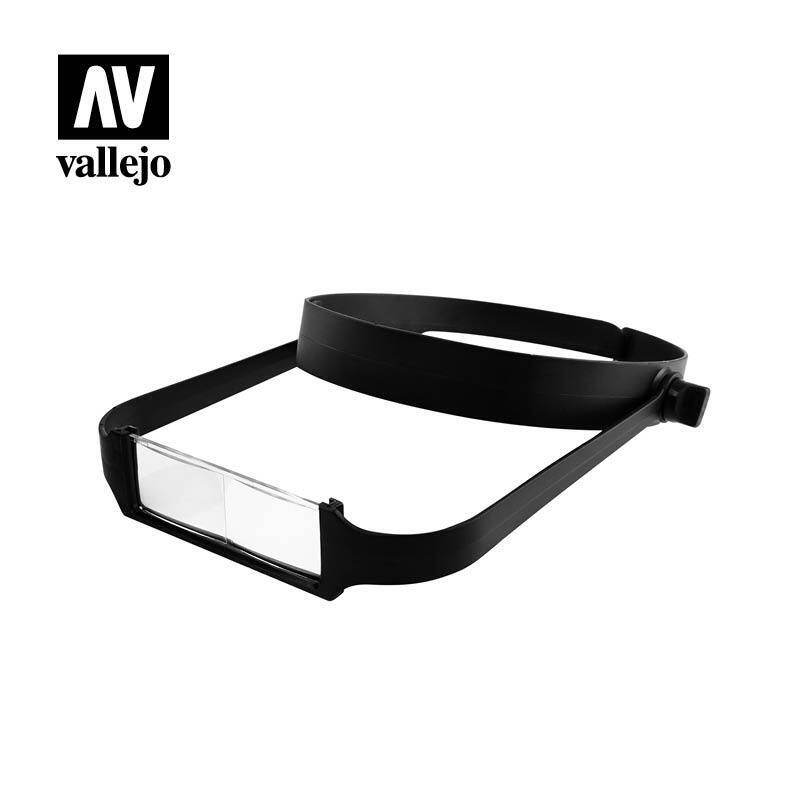 Vallejo Lightweight Headband Magnifier with 4 Lenses AVT14001