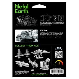 Metal Earth T-34 TANK FCMM-T34