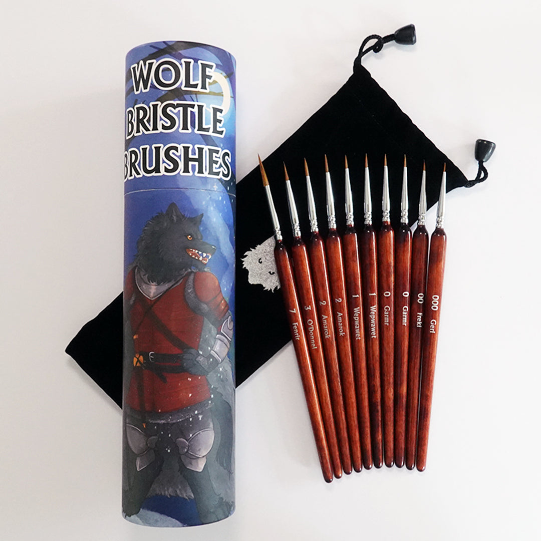 Chronicle Wolf Bristle Brush Set CAU20001