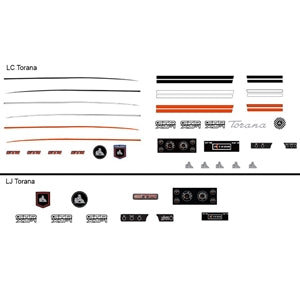 DDA 1:24 LC/LJ Torana Decal DDAAC005