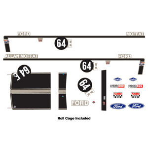 DDA 1:24 #64E XW Ford Bathurst Decal Kit w/Roll Cage DDAAC017