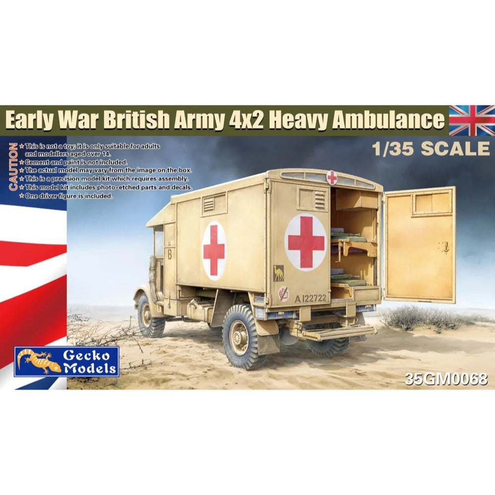 Gecko 1/35 Early War British Army 4x2 Heavy Ambulance 35GM0068