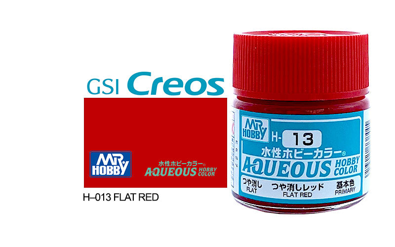 Mr Hobby (Gunze) Aqueous Flat RED 10ml H013