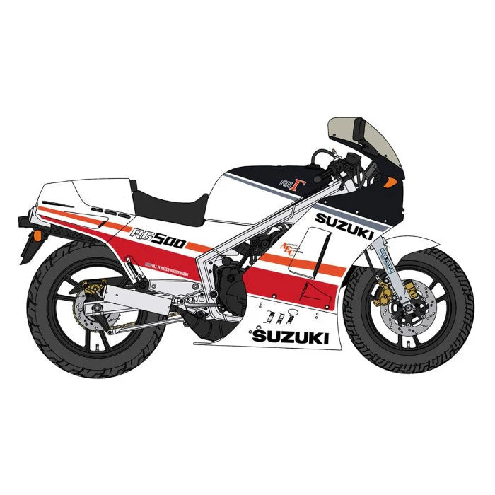 Hasegawa 1/12 Suzuki RG500G Late Version "Red/White Color" H21764