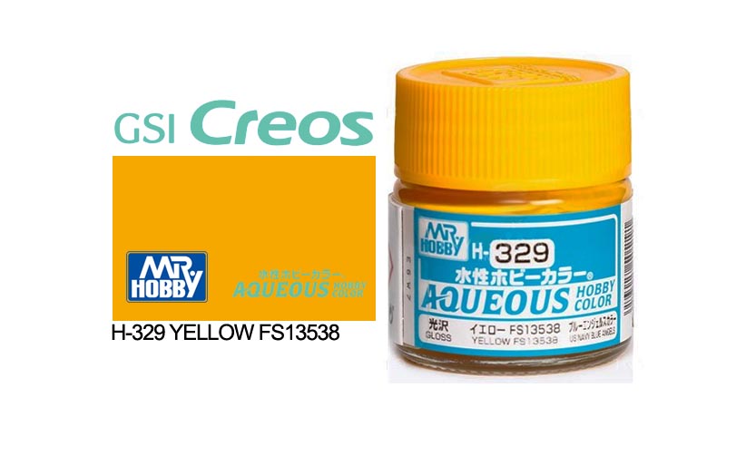 Mr Hobby (Gunze) Aqueous Gloss YELLOW FS 13538 10ml H329
