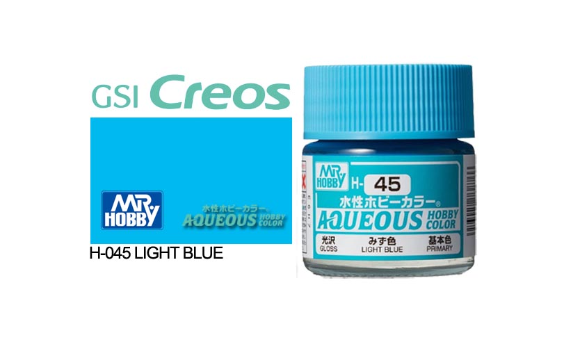 Mr Hobby (Gunze) Aqueous Gloss LIGHT BLUE 10ml H045