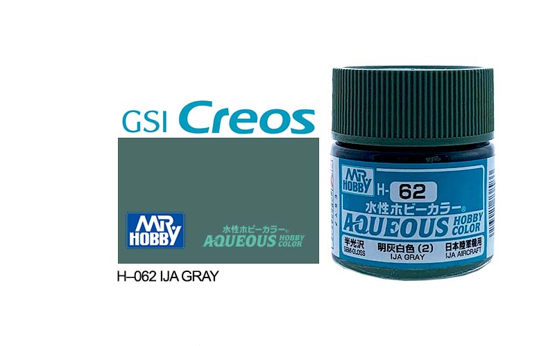 Mr Hobby (Gunze) Aqueous Semi Gloss IJA GREY 10ml H062