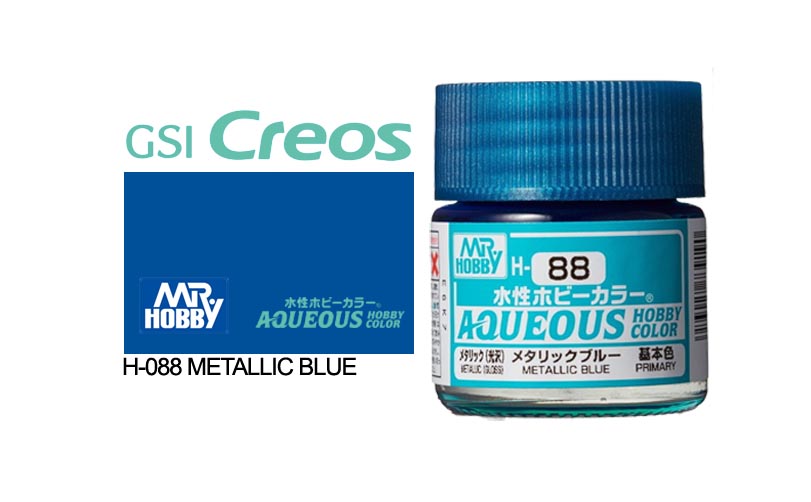 Mr Hobby (Gunze) Aqueous Gloss Metallic BLUE 10ml H088