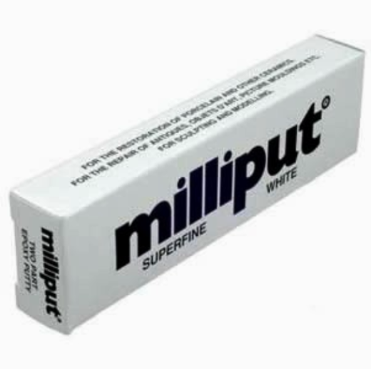 Milliput 2 Part Putty SUPERFINE WHITE MIL4