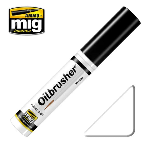 AMMO OILBRUSHER WHITE AMIG3501