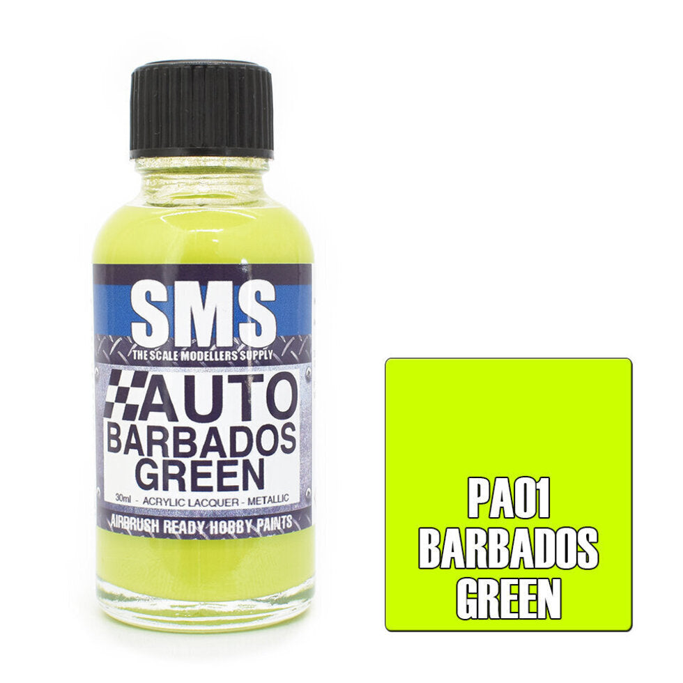 SMS HQ Holden Colour Set BARBADOS GREEN DDASET01