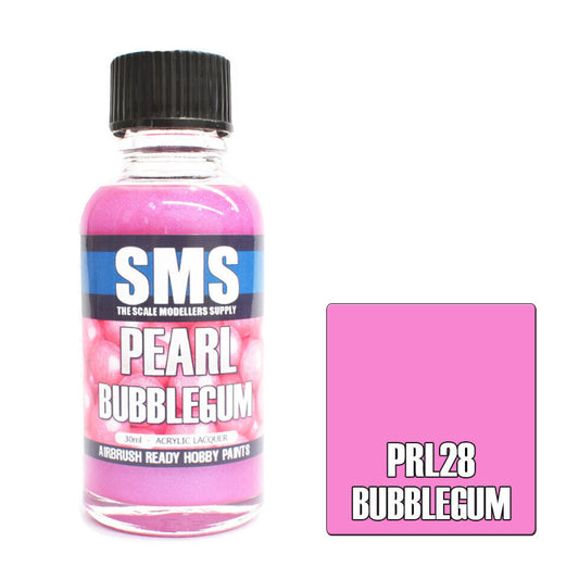 SMS Pearl Acrylic Lacquer Colour BUBBLEGUM 30ml PRL28