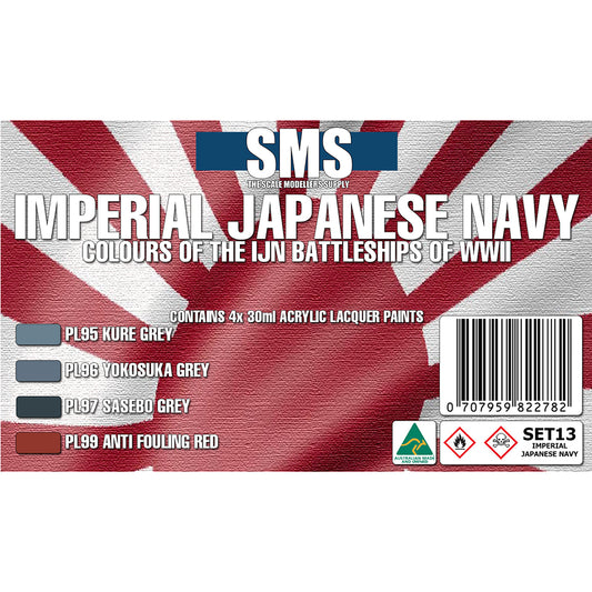 SMS Imperial Japanese Navy Colour Set SET13