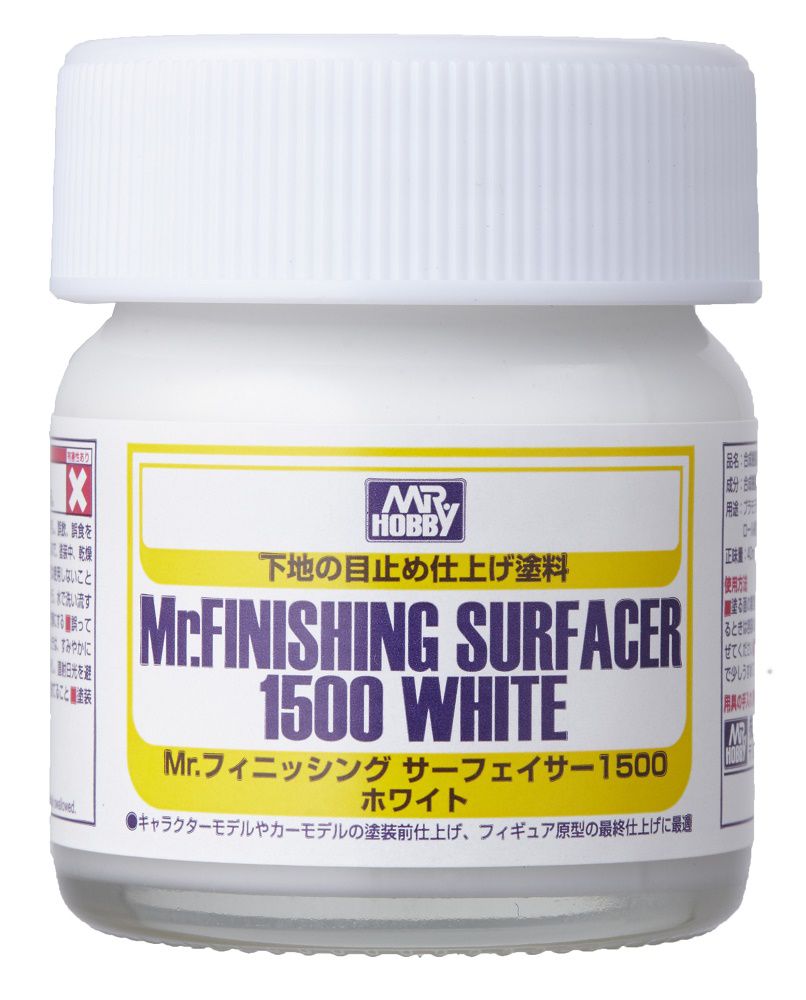 Mr Hobby (Gunze) Mr Finishing Surfacer WHITE 1500 40ml SF291