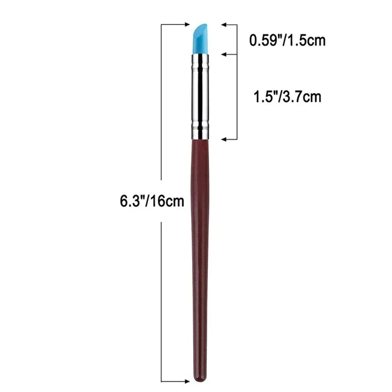 KSM Silicone Brush Modelling/Clay Sculpting Tools (5pce) KSMSBS5