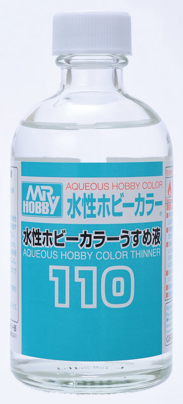 Mr Hobby (Gunze) Mr Color AQUEOUS HOBBY COLOR THINNER 110ml T110