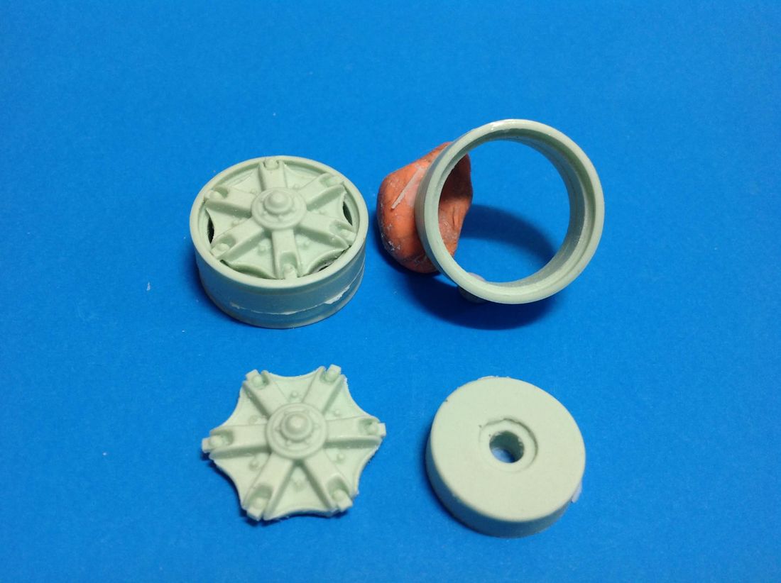 AUSLOWE truck Part STANDARD RIM REYCO 6 SPOKE INSERT 1/25 WS19