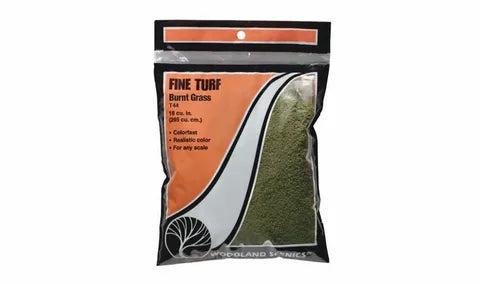 Woodland Scenics Turf BURNT GRASS FINE (Bag) WS-T44