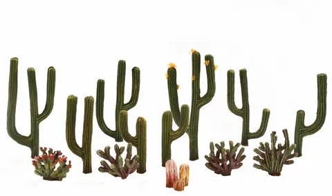 Woodland Scenics 1/2In - 2 1/2In Cactus Plants (13 Pk) WS-TR3600