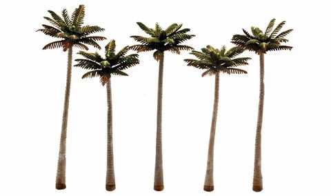 Woodland Scenics 4 3/4In - 5 1/4In Lg Palm Tree (5 Pk) WS-TR3598