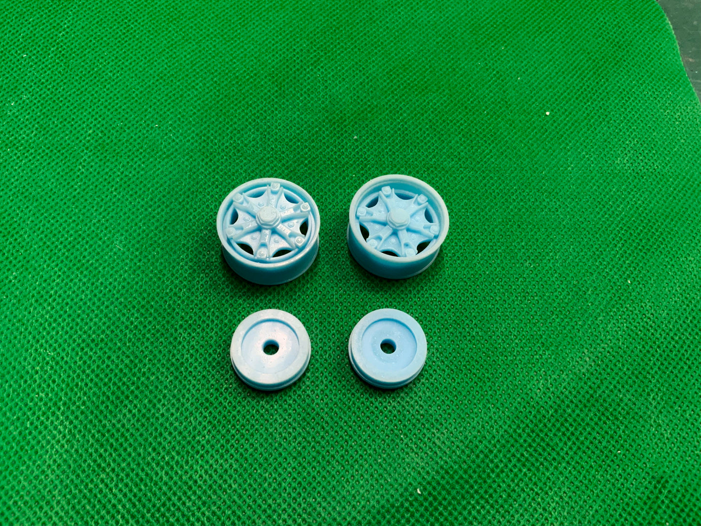 AUSLOWE Truck Part STANDARD AND OFFSET RIM MALKO 6 SPOKE INSERT 1/25 WS20