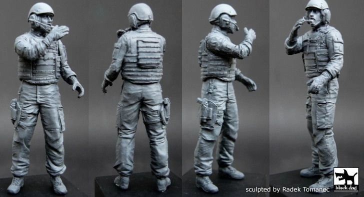 Blackdog 1:35 Australian Army tank crew in Afghanistan