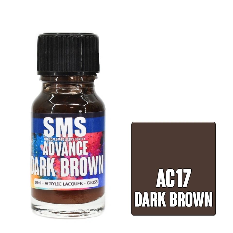 SMS Advance Acrylic Lacquer Colour Dark Brown AC17