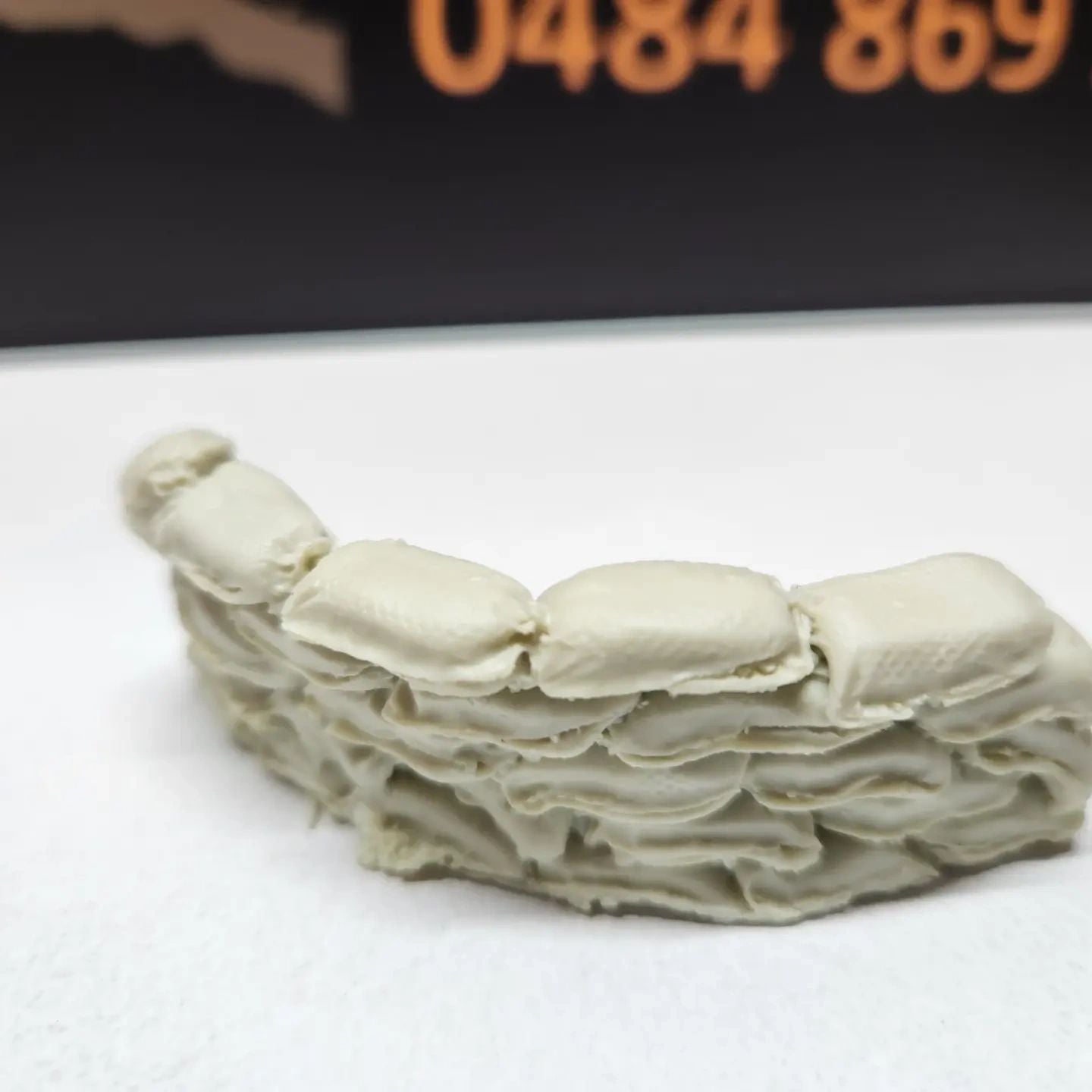 KSM Resin 1:35 Sandbag Wall - Curved