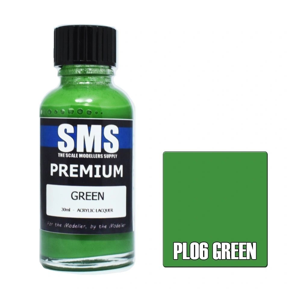 SMS Premium Acrylic Lacquer Colour Green PL06