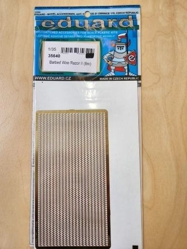 Eduard Photo-Etched 1/35 Barbed Wire Razor II (8m)