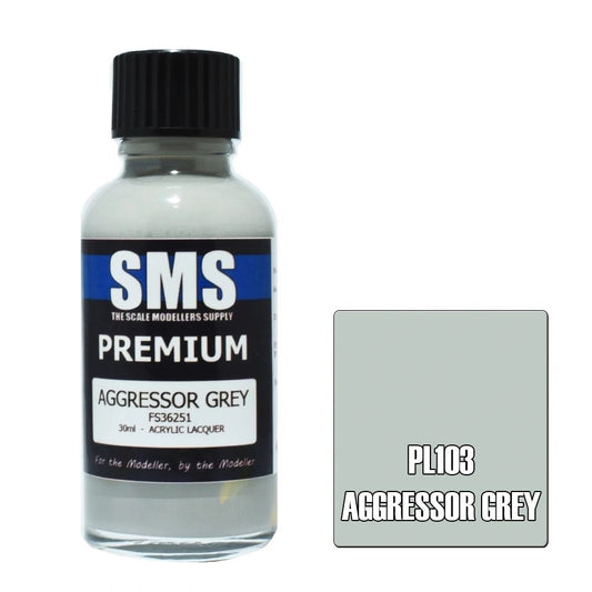 SMS Premium Acrylic Lacquer Colour Aggressor Grey PL103