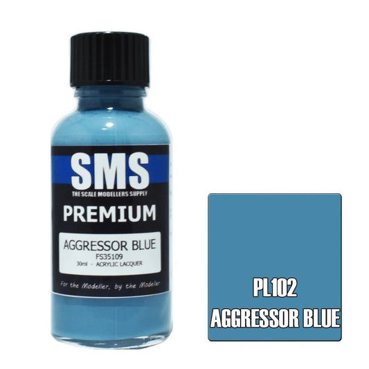 SMS Premium Acrylic Lacquer Colour Aggressor Blue PL102