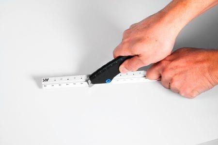 AK Metallic Multi Scale Triangular Ruler