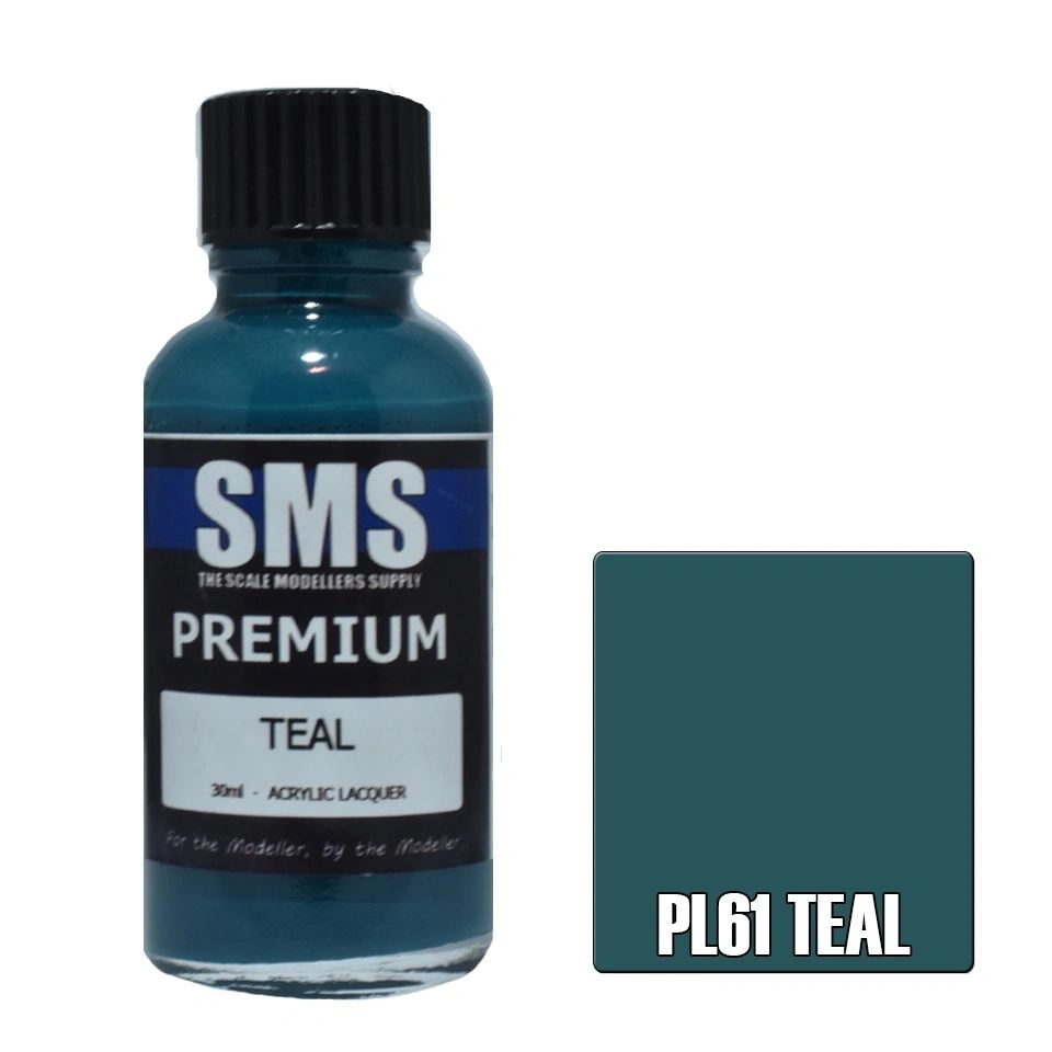 SMS Premium Acrylic Lacquer Colour Teal PL61