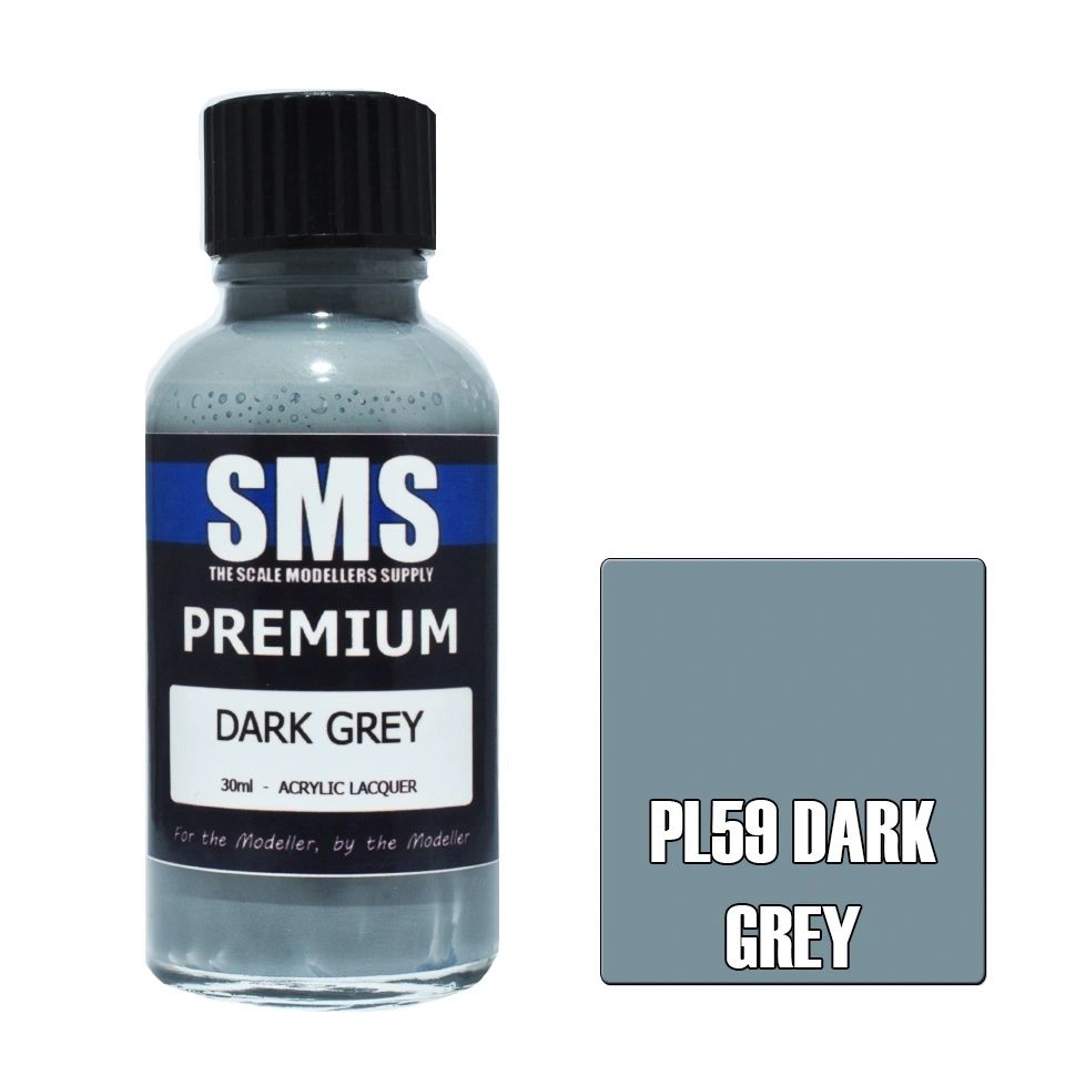 SMS Premium Acrylic Lacquer Colour Dark Grey PL59