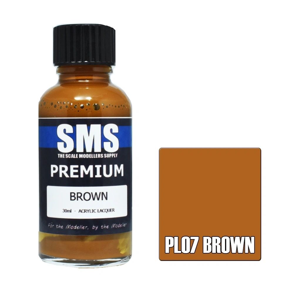 SMS Premium Acrylic Lacquer Colour Brown PL07