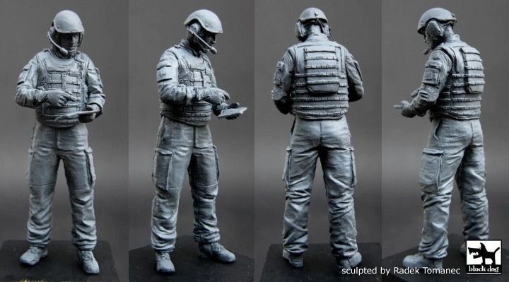 Blackdog 1:35 Australian Army tank crew in Afghanistan