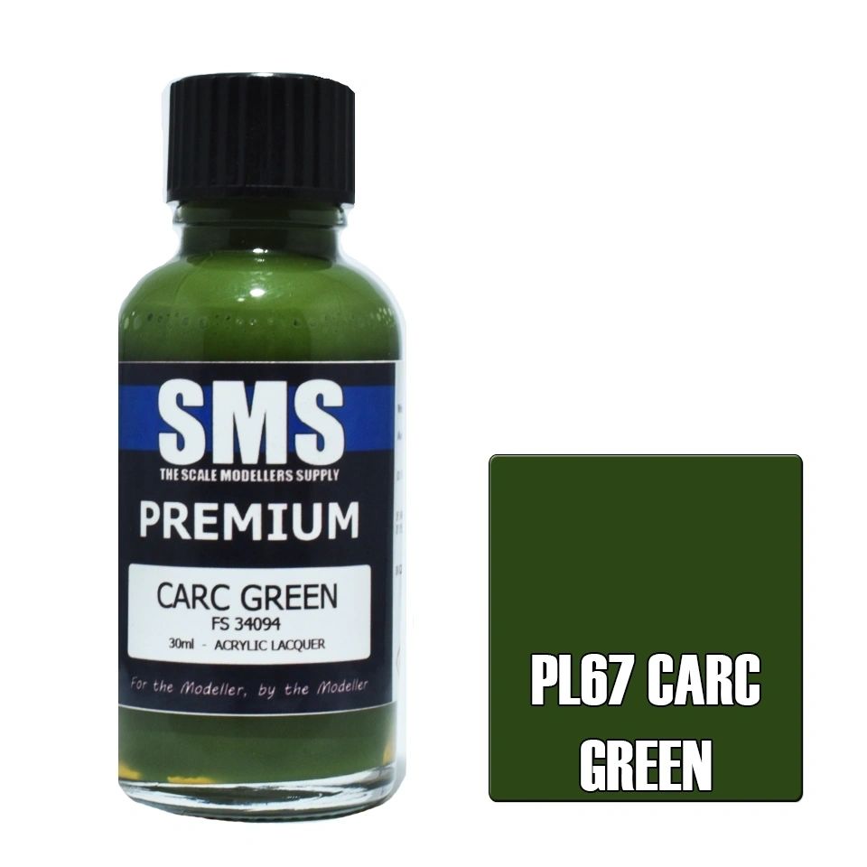 SMS Premium Acrylic Lacquer Colour CARC Green PL67