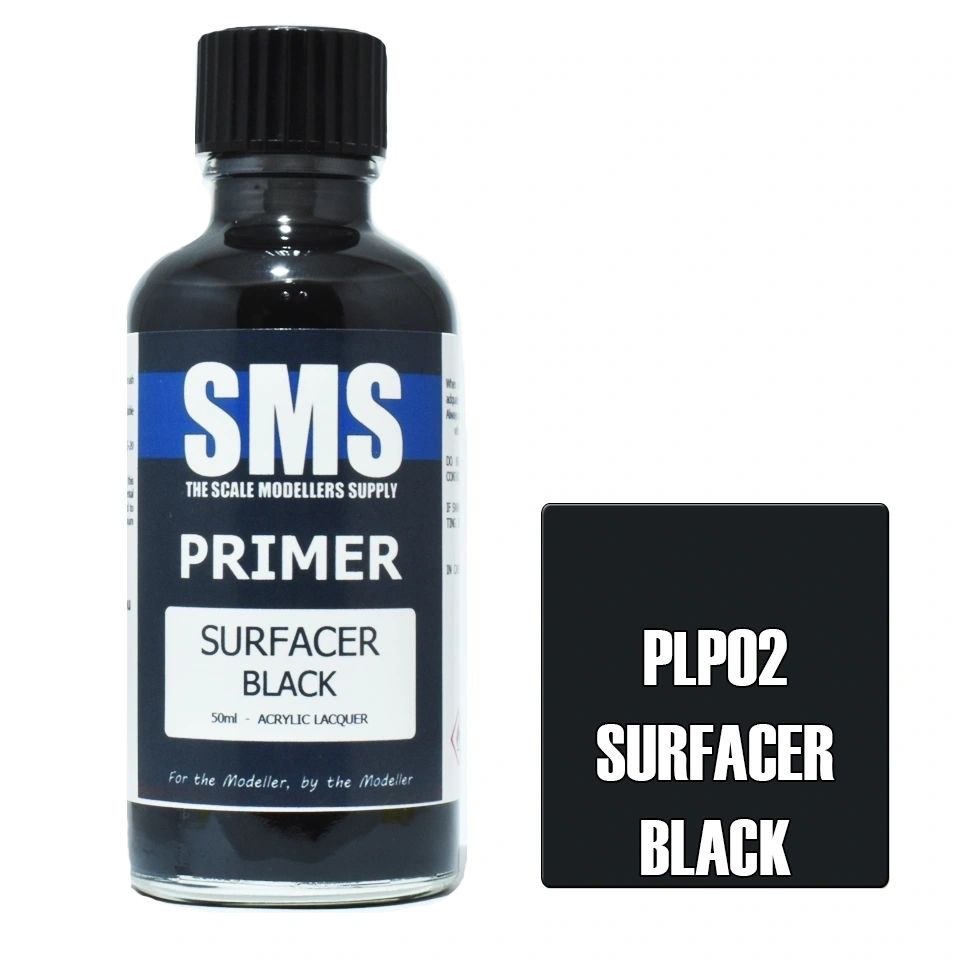SMS Primer Surfacer Black PLP02