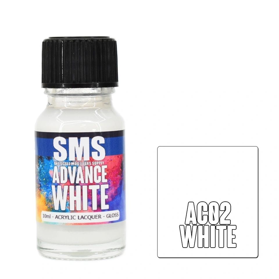 SMS Advance Acrylic Lacquer Colour White AC02