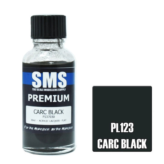SMS Premium Acrylic Lacquer Colour Carc Black PL123